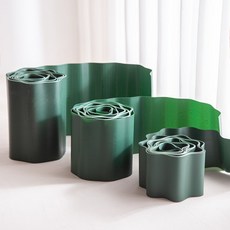 [데코봉봉] 정원 플라스틱 울타리 그린 3종 (택1) 높이10/15/20cm 휀스 잔디 엣지 화단 경계 분리대, 중