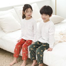 토토와모모 유아 아동 아기 수면바지 어린이 밍크 극세사 남아 여아 파자마 강아지