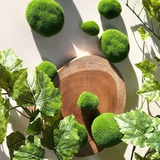 GOUM 가짜 이끼 돌 세트 10입 조화세트