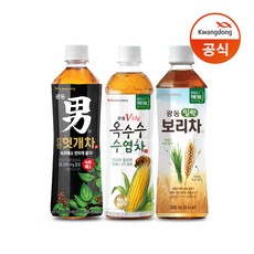광동 차음료 500ml 18개입 세트 (헛개차 6 + 옥수수수염차 6 + 밀싹보리차 6), 세트500ml (헛개차6+옥수수수염차6+밀싹보리차6)