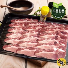 [으뜸한돈] 국내산 한돈 돼지 LA갈비 500g+500g (구이용) (총1kg)냉동, 2개