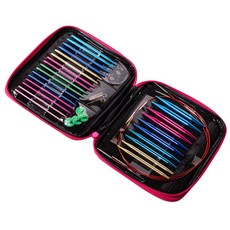 環形針套裝 氧化鋁可拆卸換繩環形針 DIY編織工具毛衣針套裝, 1個