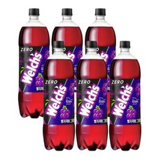 제로 포도 1.5L x 6펫 탄산음료 제로칼로리 0kcal, 1개