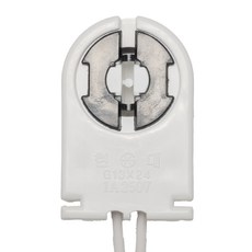 모아하드웨어 형광등소켓 No.174 삽입꽃음형 전선길이 700mm, 기타색, 1개