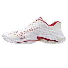 美津濃 男女排球鞋 WAVE LIGHTNING ELITE V1GA260054 選項 白色/紅色 271586