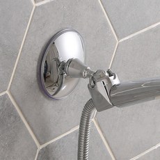 샤워기홀더 벽부착형 샤워헤드고정 회전형 욕실거치대