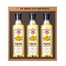 기타 무/사조해표_고급유3호(3P)/해표고급유/식용유선물세트/카놀라유/식용유, 5개