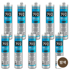 밤색 외부용 실리콘 다우실792, 10개