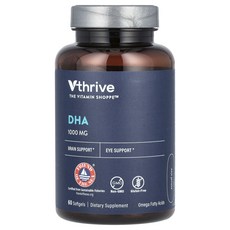 새해 첫좋은선물 Vthrive DHA 1000mg 소프트젤 60정 제대로 할인합니다, 1개