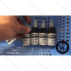 Eternal Ink 伊特諾 灰色色階刺青色料套組, 1個, 0.5oz,灰度80%