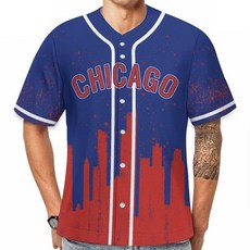 JH3DBF 야구 시티 저지 스포츠 팬 셔츠 팬 의류 남성용 선물 프린트 S-2XL 462225