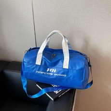運動健身包 獨立鞋倉 防水 乾溼分離 短途旅行 大容量行李包, 藍色, 1個