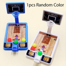 미니 농구 탁상 슈팅 장난감 실내 게임 퍼즐 교육 상호작용 실외 해소 스트레스, 1pcs Random Color