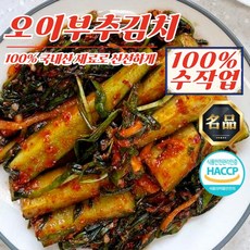 전라도 수작업 오이부추김치 800g (100% 국산재료)