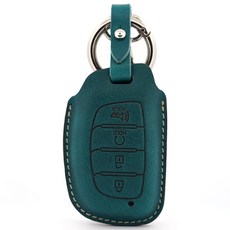 페레노 현대 캐스퍼 스마트키 가죽케이스 PH14 casper 키링, 미네르바복스 블루