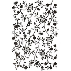 A40-0253型染版(Stencil)-蝶古巴特diy-簍空模板-塗鴉模版-繪畫模版, 1個, A40-0253