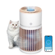 Airthereal 최대 3500제곱피트의 넓은 방을 위한 반려동물 공기 청정기 - 냄새 제거 H13 퍼플 필터 - 반려동물 털 비듬 고양이 소변 냄새 먼지 연기를 위한, H13 Purple HEPA Filter