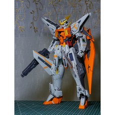 高達模型拼裝玩具強襲自由巴巴託斯獨角獸機甲拼裝積木手辦男, 收藏送支架+燈組-主天使 (可變形飛機), 1個