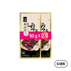 농협 목우촌 쇠고기 육포, 50g, 12개