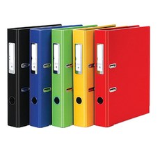 A4 2공 컬러웹 아치바인더 폭5cm 홀간격8cm B941-7, 1개, 흑색