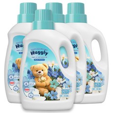 허글리 초고농축 섬유유연제 미스틱퍼퓸, 4개, 3L 4개, 3L