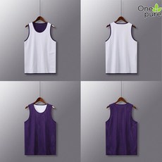 농구양면저지 팀 웨어 농구복 스포츠 남자 이름, 5XL, 714화이트퍼플, 1개