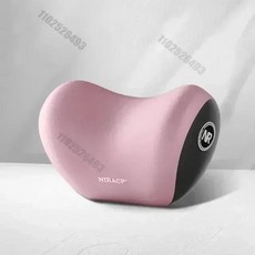 자동차 헤드레스트 요추 목 베개 쿠션 운전석 부품, 색상 이름: 2. Pink Headrest