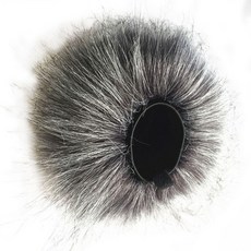 ZOOM H1 H4N H5 H6 휴대용 레코더와 호환되는 실외 마이크 인공 앞유리, 1개, 7YY600474_CMY, 그림과 같이