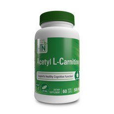 Health Thru Nutrition 乙酰左旋肉鹼膠囊 500mg, 60顆, 1罐