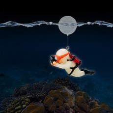 漂浮潛水員造型魚缸裝飾 水族箱造景擺件 多色可選 趣味魚缸裝飾品, 1個