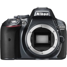 니콘 DSLR D5300 DX-포맷 24.2MP 디지털 SLR 카메라 본체 - 리퍼, Grey