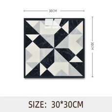 10 20PCS 두꺼운 자기 장식 스티커 대리석 타일 바닥 PVC 방수 화장실 욕실 주방, ma sai ke