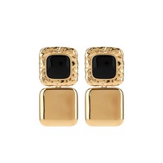 셀프포트레이트 텍스처 스퀘어 이어링