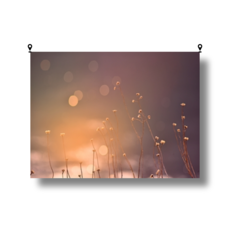 해룸 대형 패브릭 포스터 두꺼비집 가리개 페브릭 태피스트리 가림천 아트 행잉 초대형, 9.해질녘 빛망울