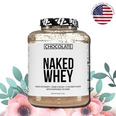 네이키드 웨이 단백질쉐이크 454g 12회분 초코맛 칼슘 아연 아미노산 프로틴 파우더, 1개, 2.27kg