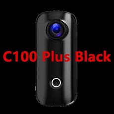 스포츠 액션 카메라 액션캠 바디캠 블랙박스 무선 미니캠 캠 방수 SJCAM C100 플러스 4K 30M 2.4G 와이파이 EIS 헬멧, 1개, 01 C100 Plus 블랙, 4)C100 Plus Black