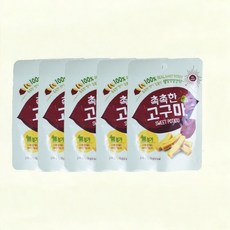 촉촉한 고구마 50g x 5봉 영양간식 사무실간식 고구마과자, 1g, 1개
