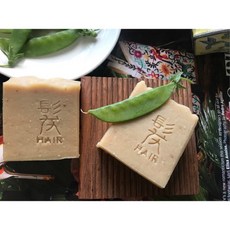 卓瑪愛象 桑葉碗豆脂茶花護髮洗髮皂 - 適用於問題氣味頭皮 滋養受損髮質, 90g+-10, 1個