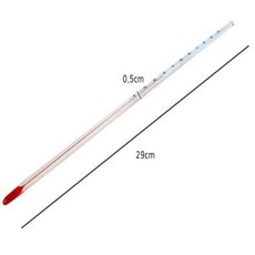 물결샵 유리막대 온도계, 1개