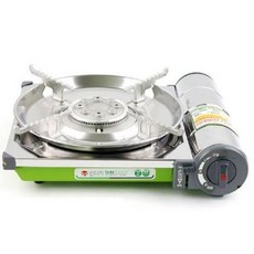 썬터치 휴대용 가스버너 ST-20000, 그린, 1개