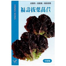 興農 福壽 拔葉萵苣 種子, 1包