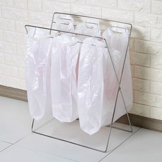 접이식 3단 분리수거대 고급형 재활용 쓰레기통 분리수거함