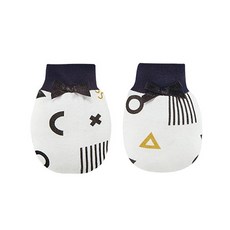@企鵝寶貝@ 酷咕鴨 KUKU PLUS 極簡幾何雙結嬰兒帽 新生兒 護手套 腳套 嬰兒帽 保暖 嬰兒帽子 紗布手套