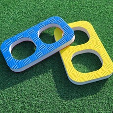 2인3각 이인삼각 게임 행사 용품 체육대회 도구 소품, 옐로우그린