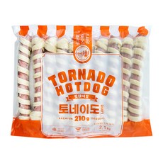 쿠즈락 토네이도 핫도그 2.1kg 회오리핫도그, 1개