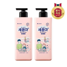 LG생활건강 온더바디 세꼼마 핸드워시 파우더향, 480ml, 2개