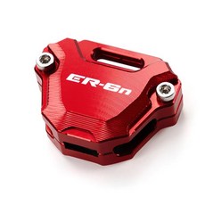 가와사키 ER-6N ER-6F ER6N ER6F ER 6F 6N 액세서리 오토바이 키 케이스 쉘 커버 보호대 키체인, 02 Red-ER6N