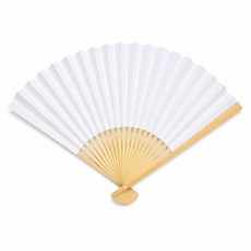 웜네스트 부채 대 54cm, 1개, 화이트