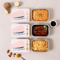 또바기수산 아이편해 삼치스테이크 90g*3종 (데리야끼맛 포테이토맛 아몬드커리맛), 1개, 270g