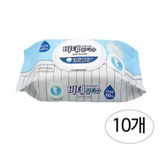 샤인 물에 녹는 비데물티슈 캡형 60매X10팩